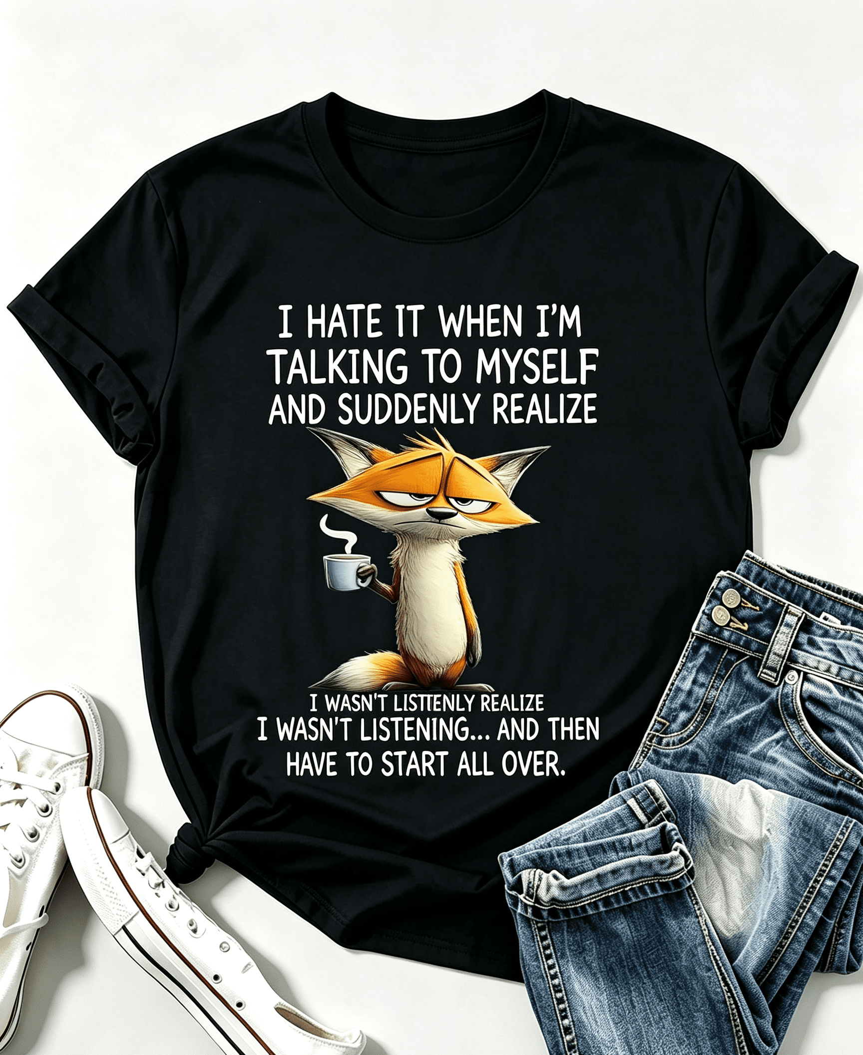 I Hate It When Im Talking to Myself and Suddenly Realize T Shirt
