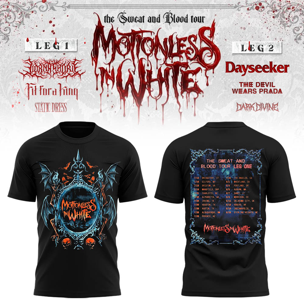 Limited Edition The Sweat & Blood Tour 2026 Tshirt