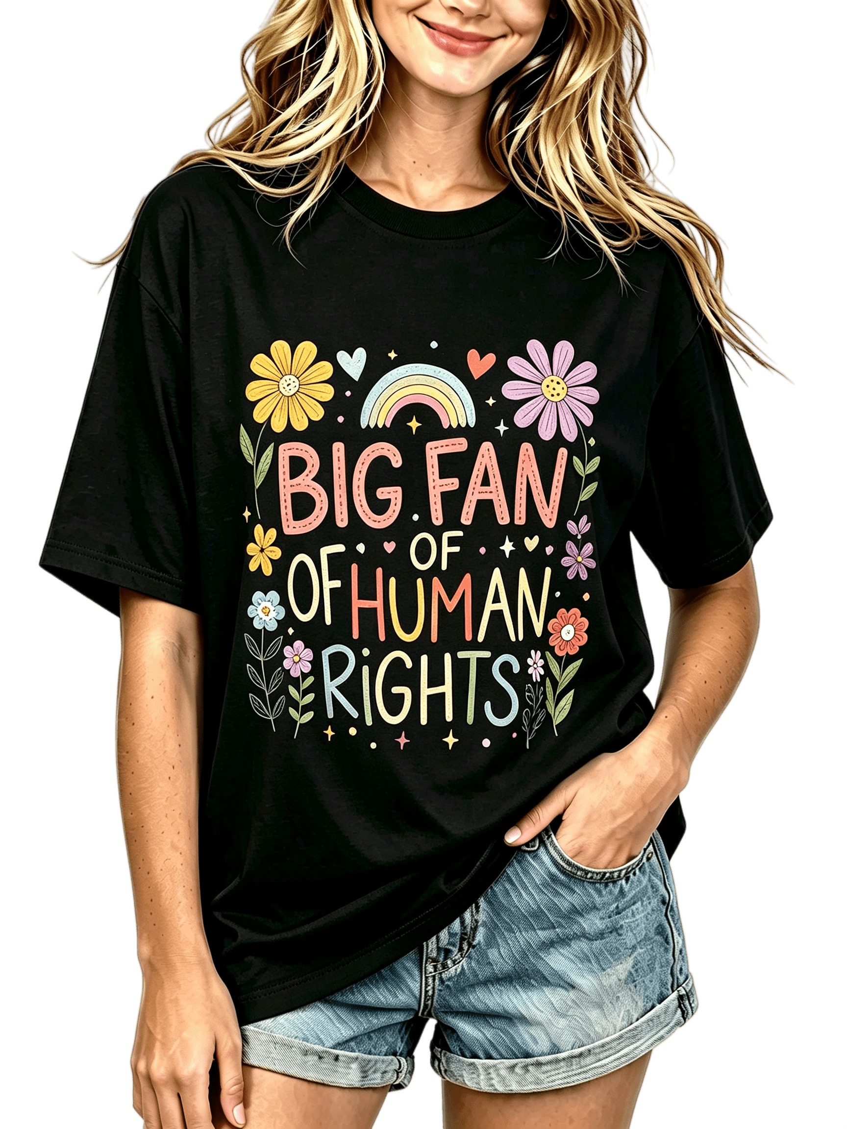 Men's Retro Human Rights Protest T-Shirt - Social Justice Quote & Activist Art Graphic Tee