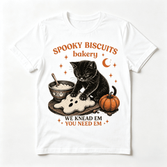 Men's & Women's Funny Halloween T-Shirt Retro Spooky Season Graphic Tee for Fall Parties Haunted Nights Holiday Events and Everyday Casual Wear