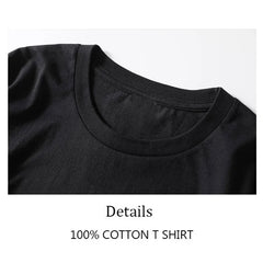 Men's T-shirt 100% Cotton Casual Funny Math Clock Print T Shirt for Men Short Sleeve T-shirt Male Tops