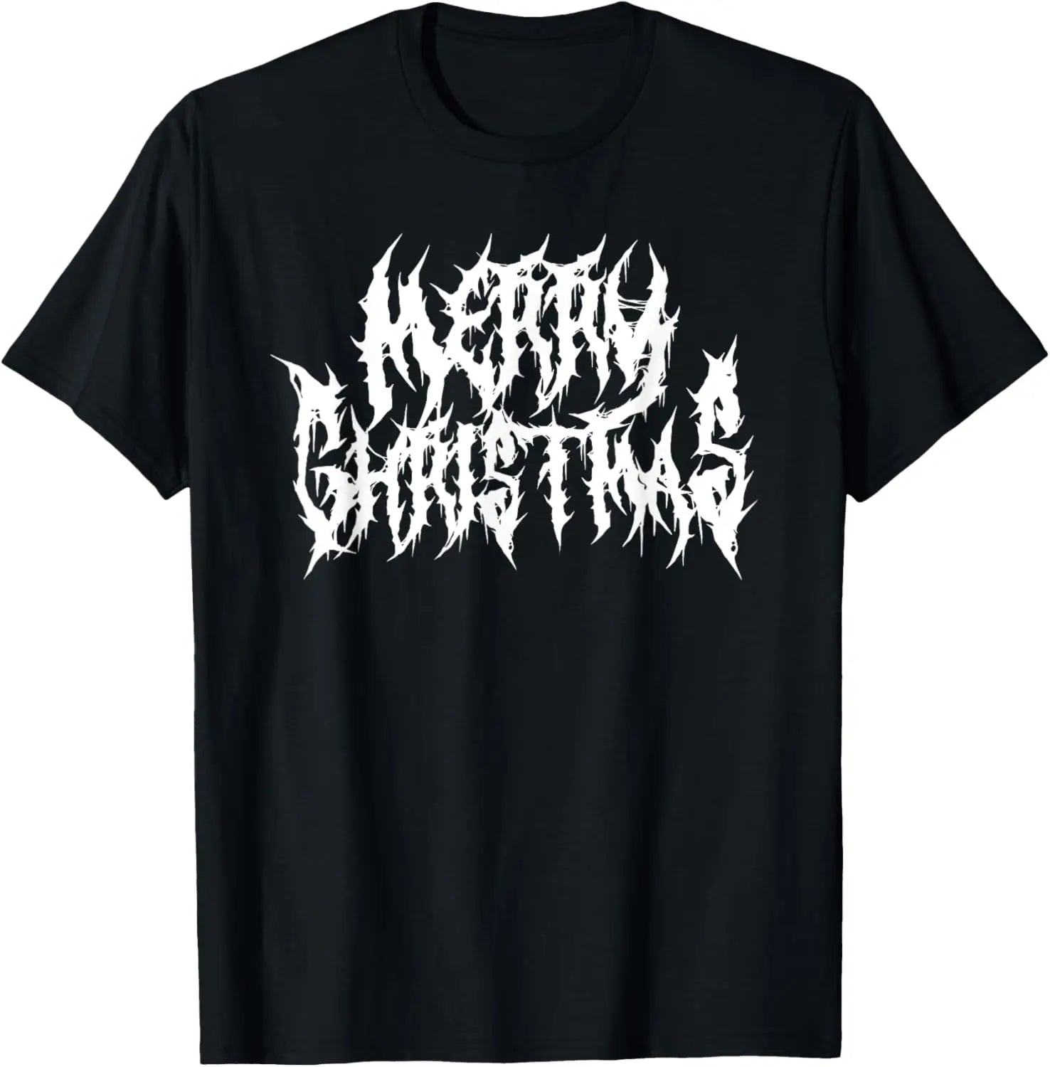Merry Christmas. Death Metal, Black Metal, Funny Goth Xmas T-Shirt