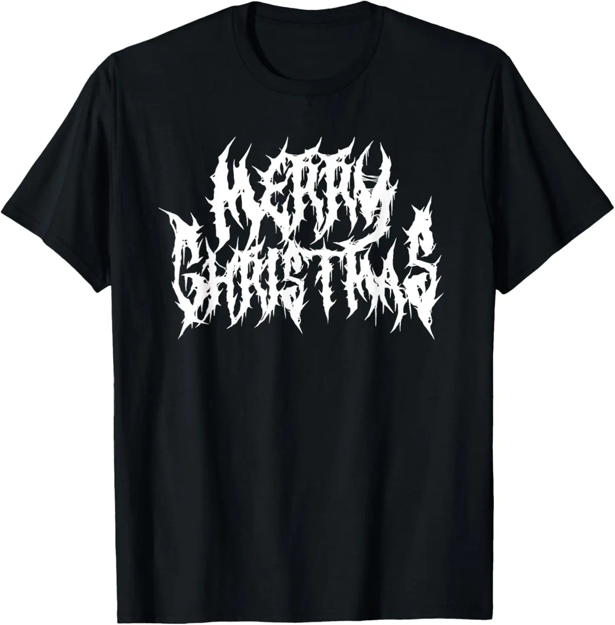 Merry Christmas. Death Metal, Black Metal, Funny Goth Xmas T-Shirt