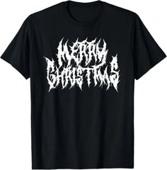 Merry Christmas. Death Metal, Black Metal, Funny Goth Xmas T-Shirt