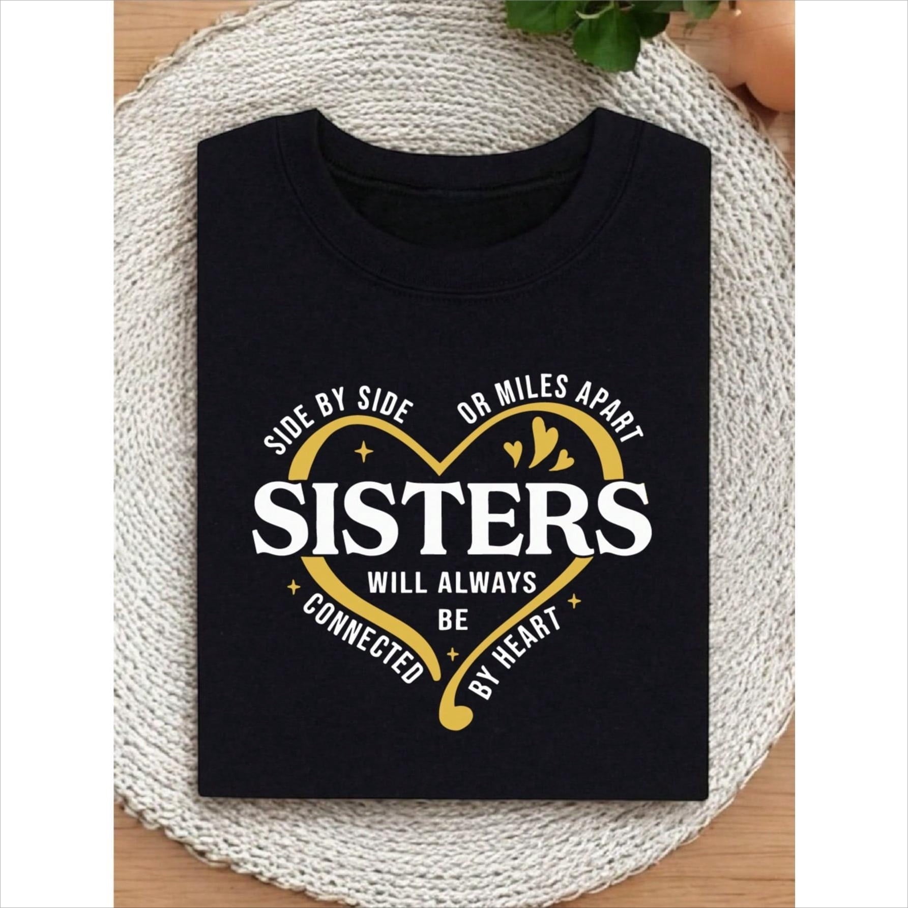 Side By Side Or Miles Apart Sisters T-Shirt, Sister Trip 2026 Shirt, Sister Vacation Matching Outfit, Weekend Trip Shirts For Sisters, Matching Sisters Shirt.