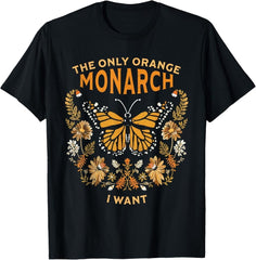 Vintage Butterfly The Only Orange Monarch I Want Nature Vibe Gift Unisex T-Shirt