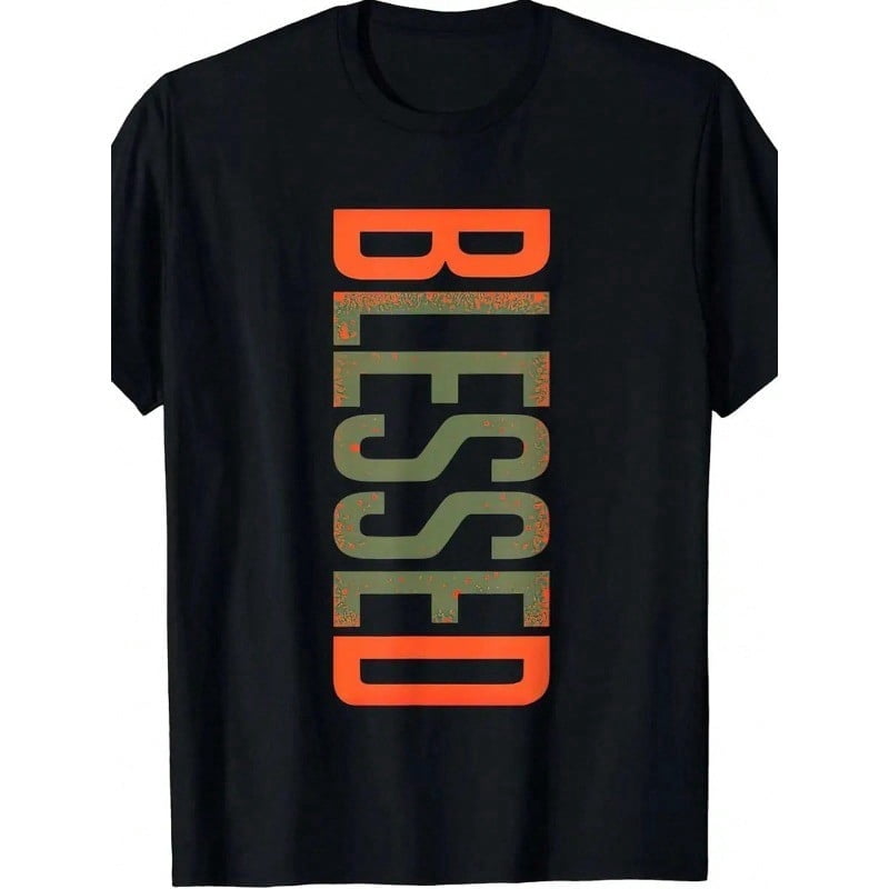 Wishing Olive Army Sun Orange, Cool Retro Casual Fun Wearing Pattern T-Shirt
