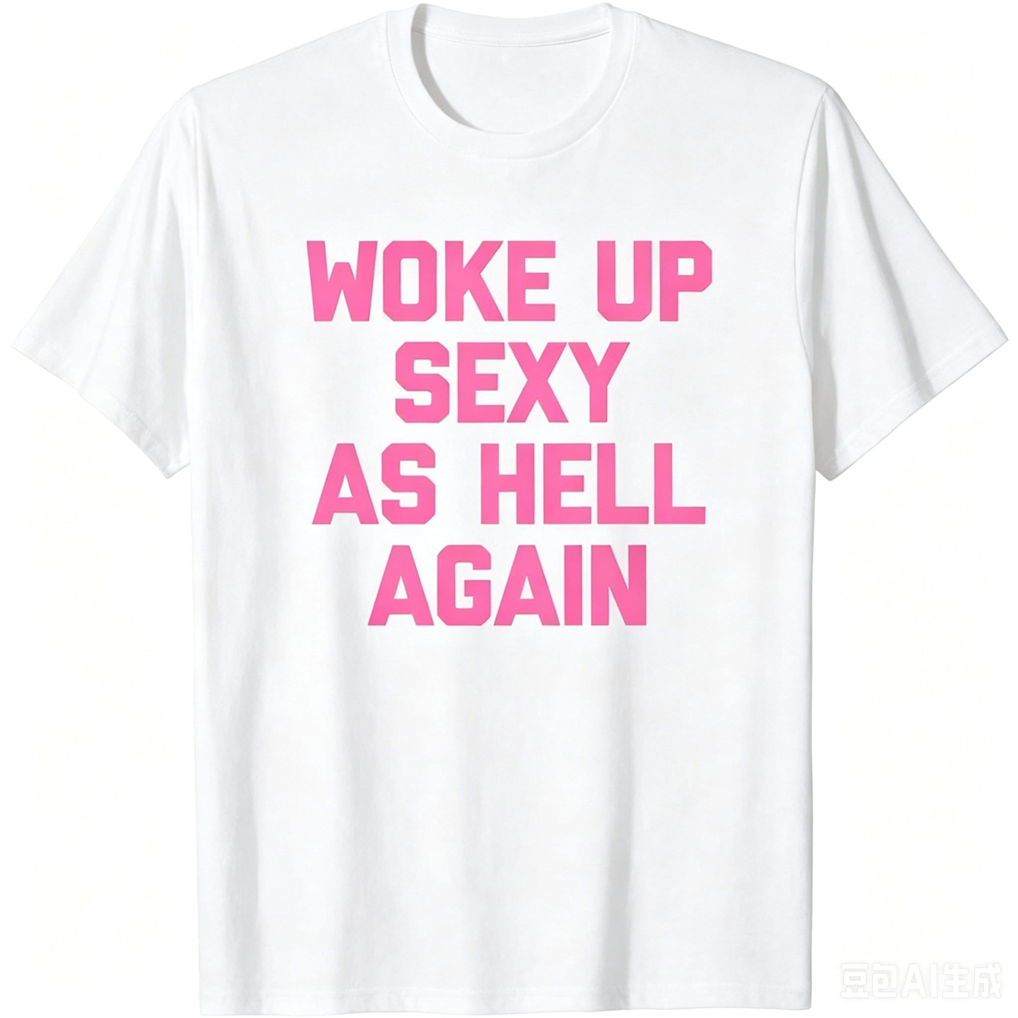 Woke Up Sexy As Hell Again T-Shirt Funny Saying Sarcastic T-Shirt