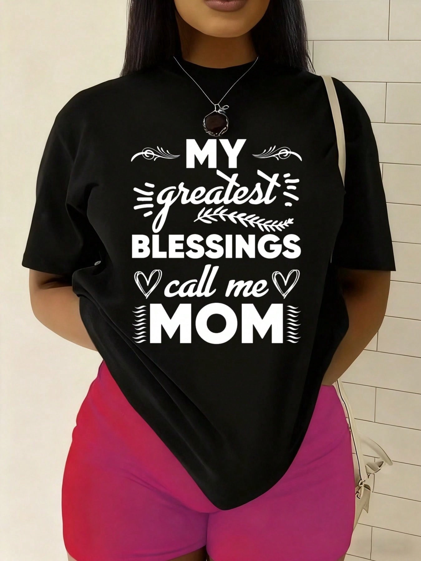 Women'S Funny Mom T-Shirt - "My Greatest Blessings Call Me Mom" Saying - Soft Everyday Tee For Mother'S Day Gifts, Birthday,