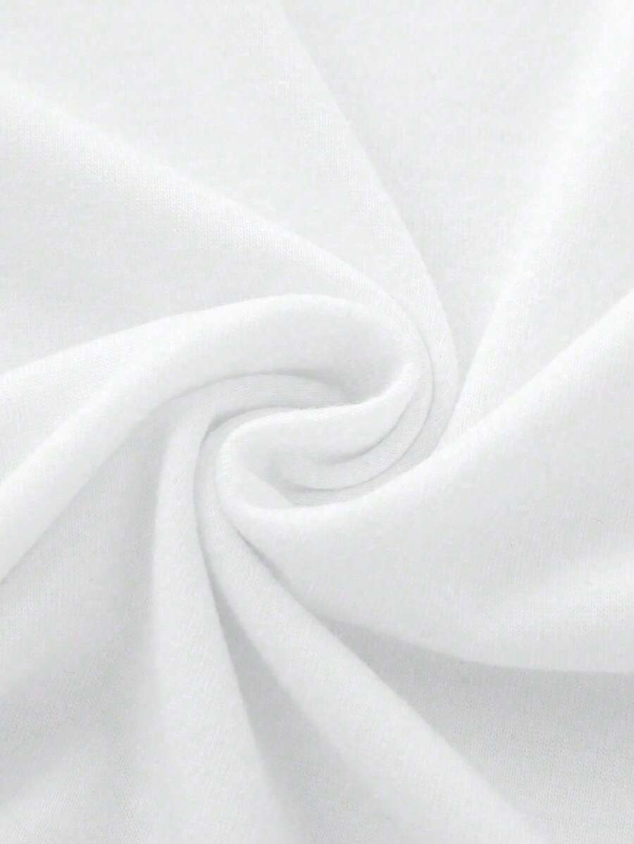 Women's Back Print Floral & Butterfly Graphic T‑Shirt, Be Happy Minimalist Line Art Crew Neck Short‑Sleeve Casual Aesthetic Cotton Tee for Daily Wear