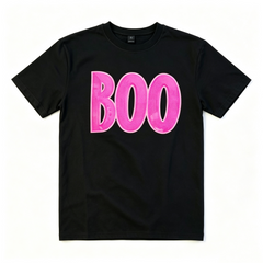 Women's Boo Letter Print Halloween T-shirt Funny Shirt Women Halloween party outfits