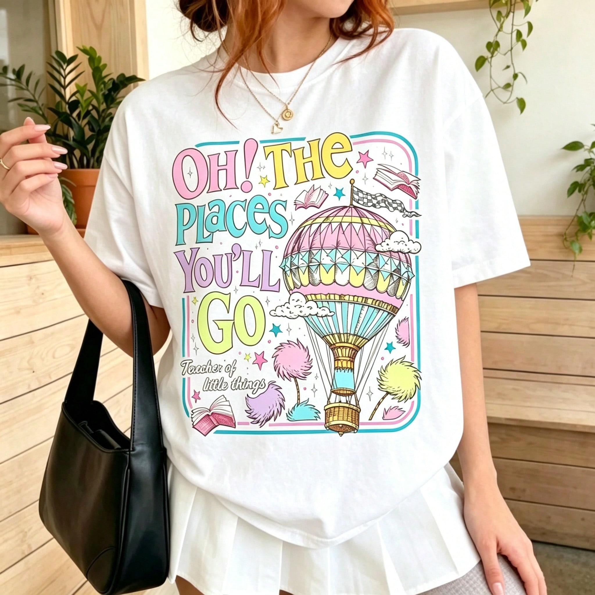 Oh The Places Youll Go Shirt Read Aloud Book TshirtTeacher Of Little ThingsNational Read Across