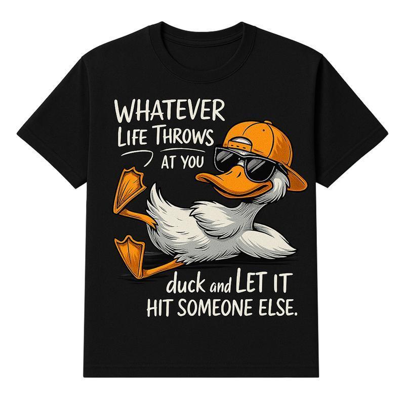 Funny Duck Meme T-Shirt â€?Cool Graphic Tee With Humorous Quote
