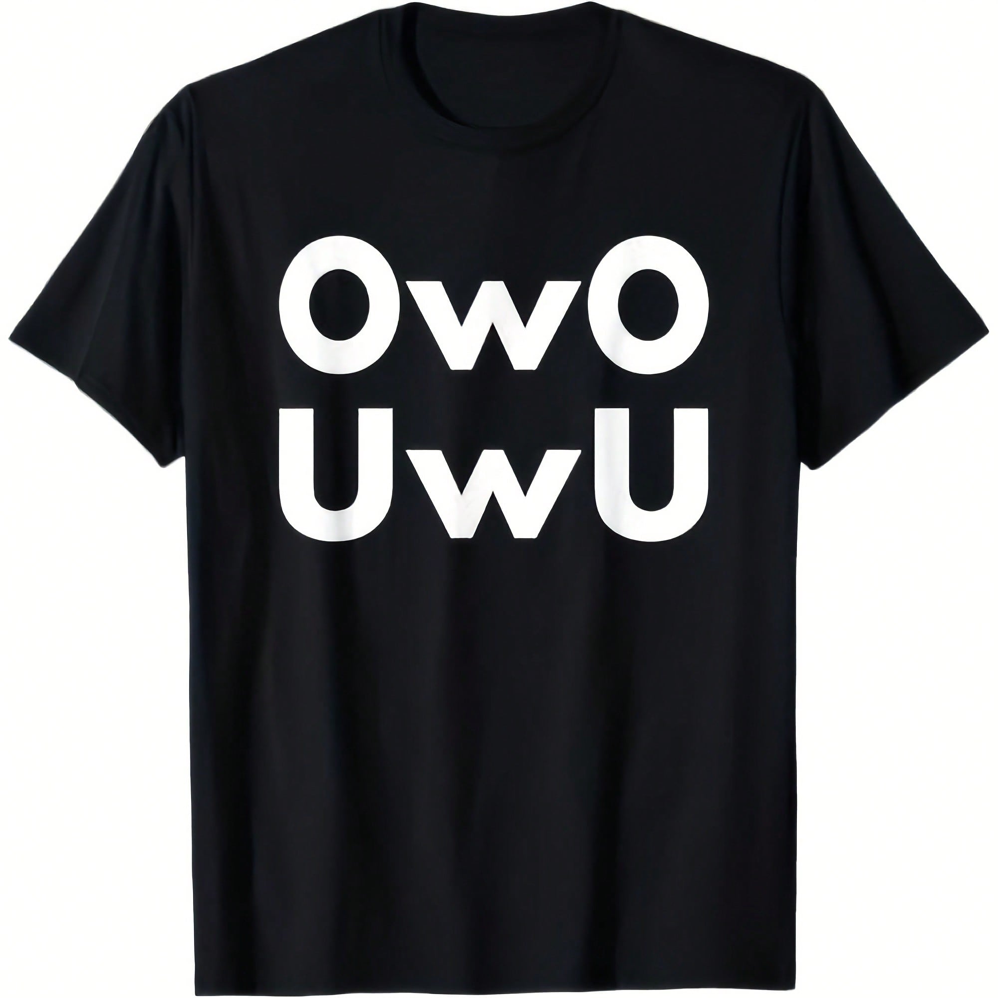 OwO UwU Anime Meme Emoticon T-Shirt