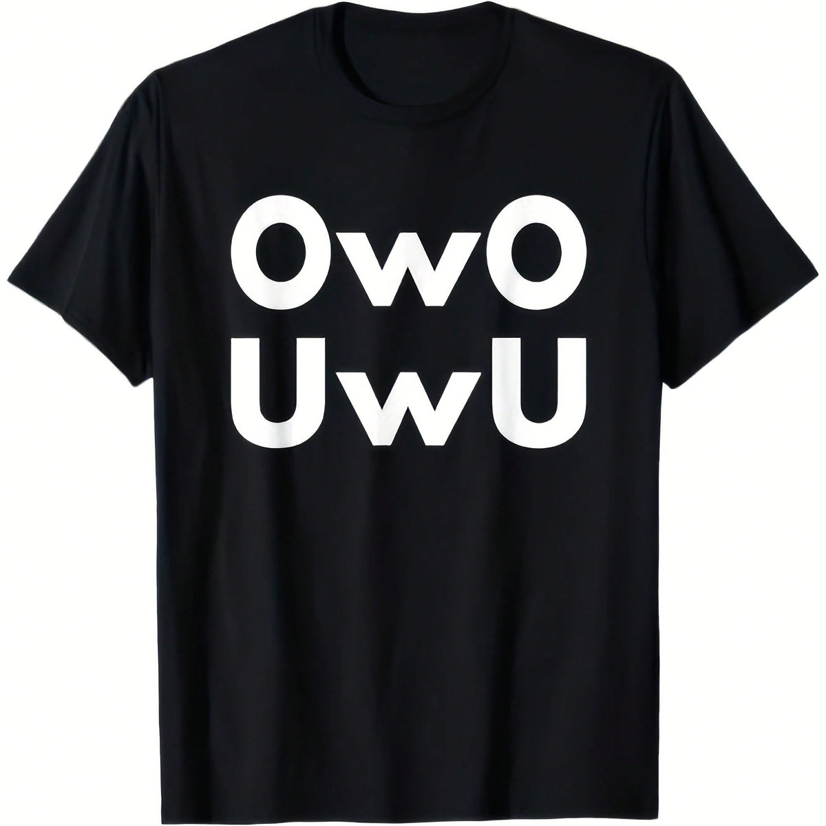 OwO UwU Anime Meme Emoticon T-Shirt