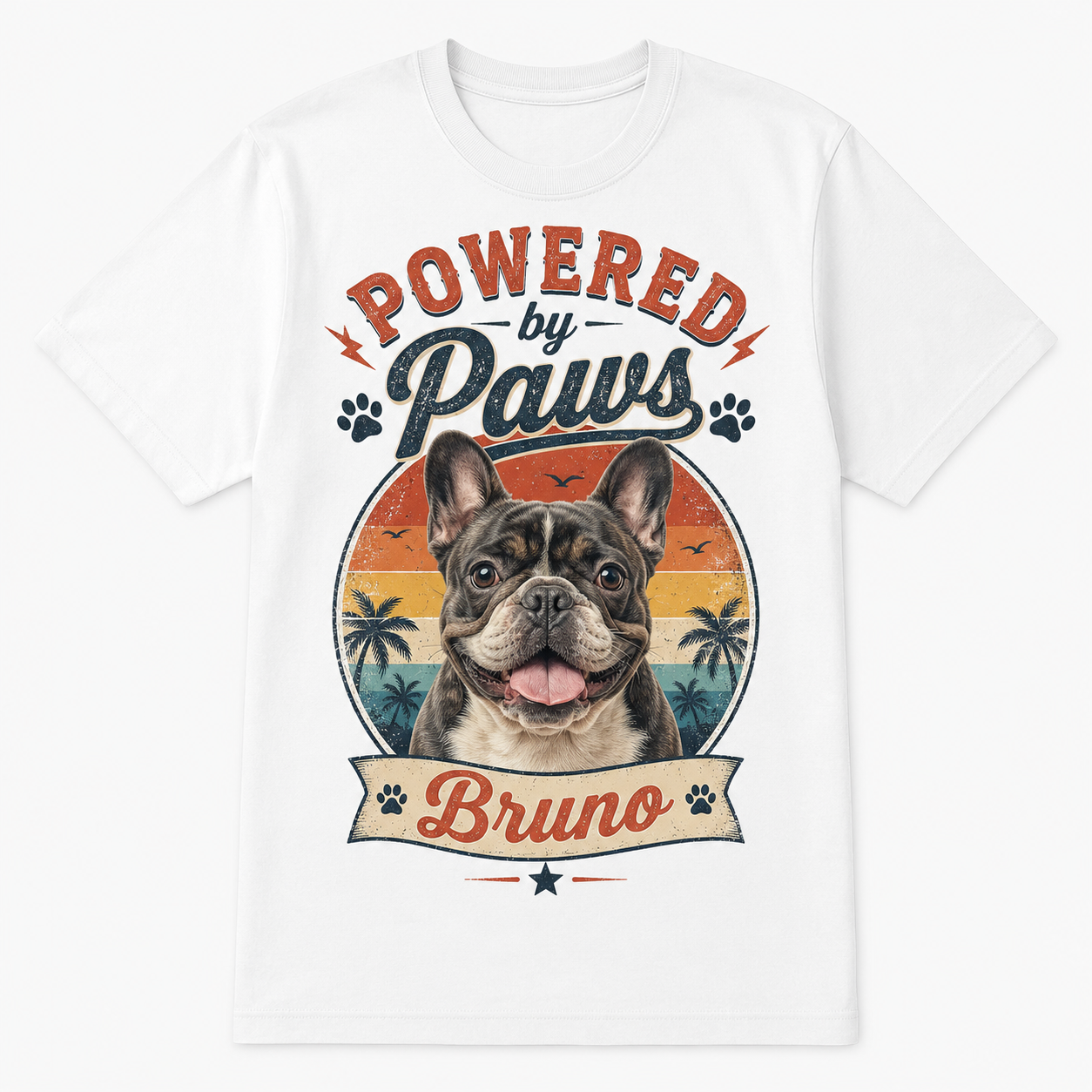 Custom Pet Photo T-Shirt Personalized Dog Cat Graphic Tee-09