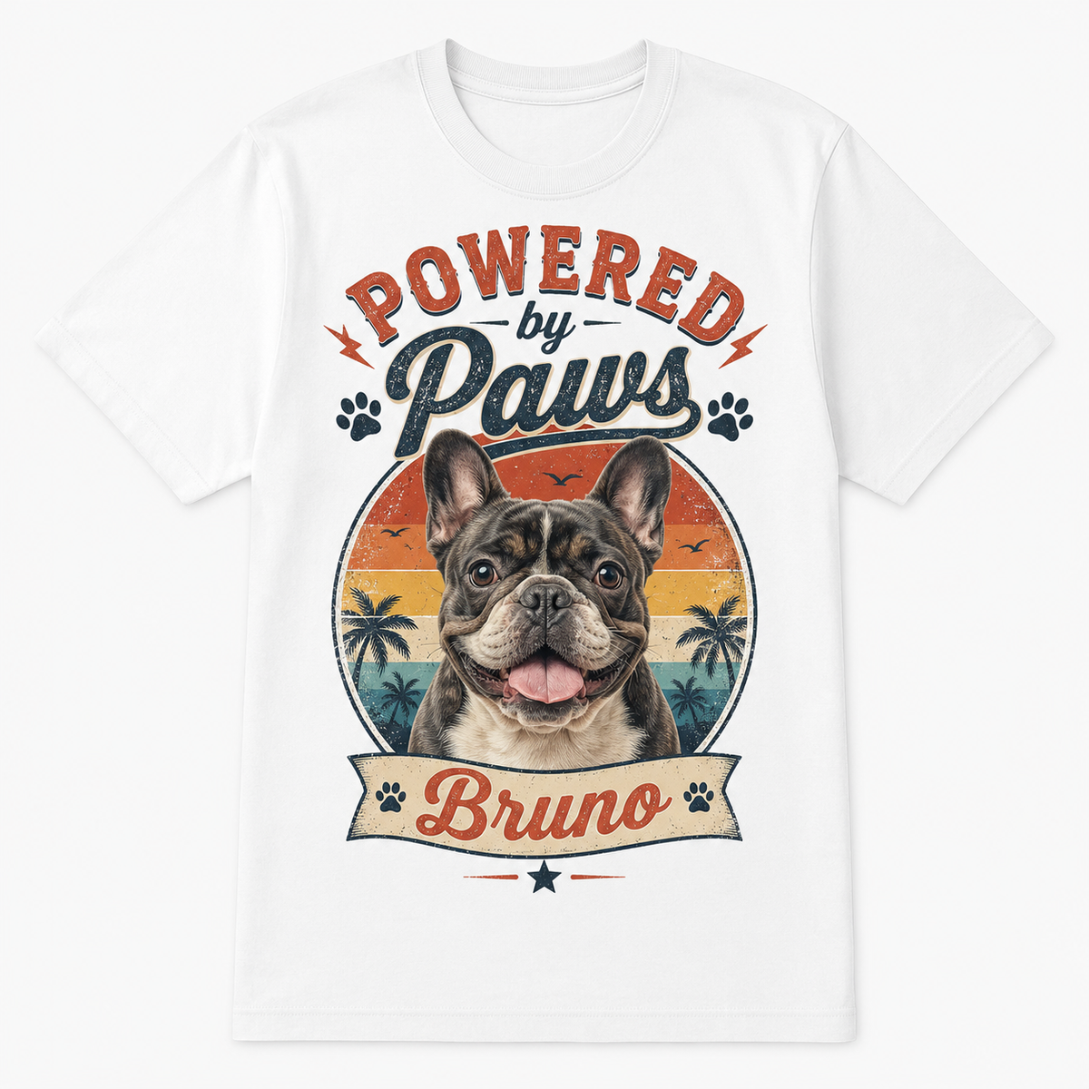 Custom Pet Photo T-Shirt Personalized Dog Cat Graphic Tee-09