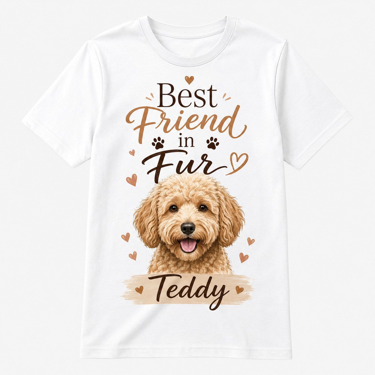 Custom Pet Photo T-Shirt Personalized Dog Cat Graphic Tee-06