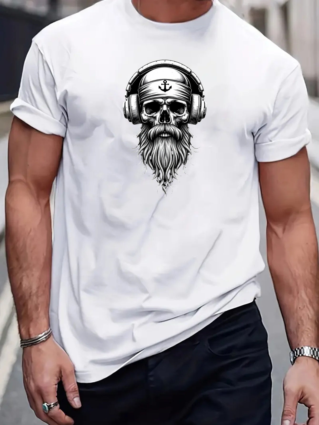 2026 Summer Men'S T-Shirt, Men'S Sports T-Shirt, Micro-Stretch Knit Fabric, Printed T-Shirt Retro Print Graphic Streetwear