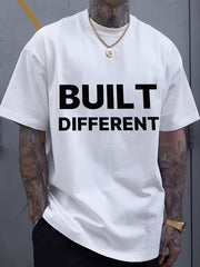 Men'S Loose T-Shirt | Unique Casual Wear, Soft and Breathable, Casual Sports Shirt, All Sizes Available, Urban Fashion, Crew Neck, Geometric-pattern, Short Sleeve