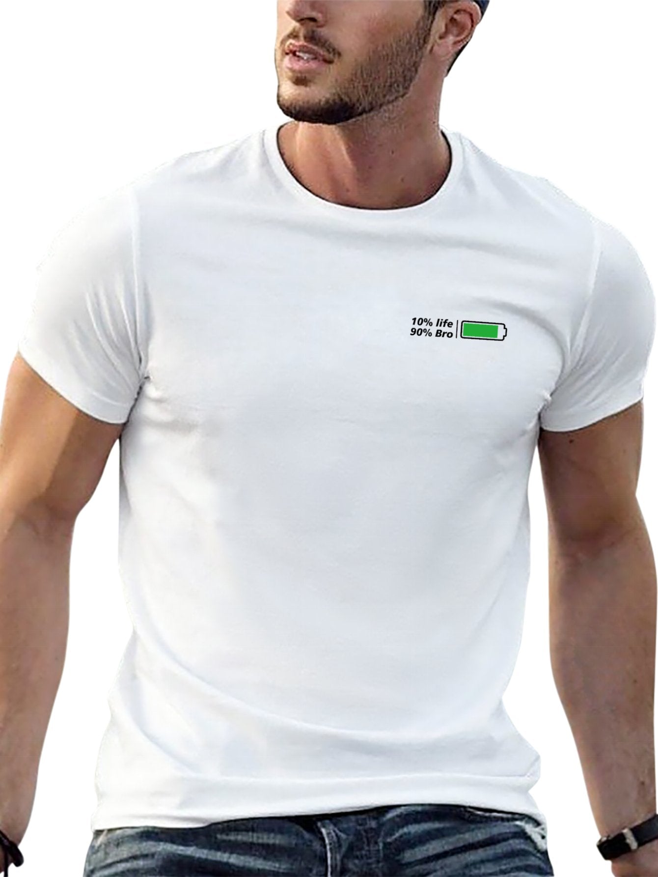 10%Life 90%Bro BFF grathic tee