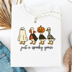 Funny Halloween Goose Graphic T-Shirt