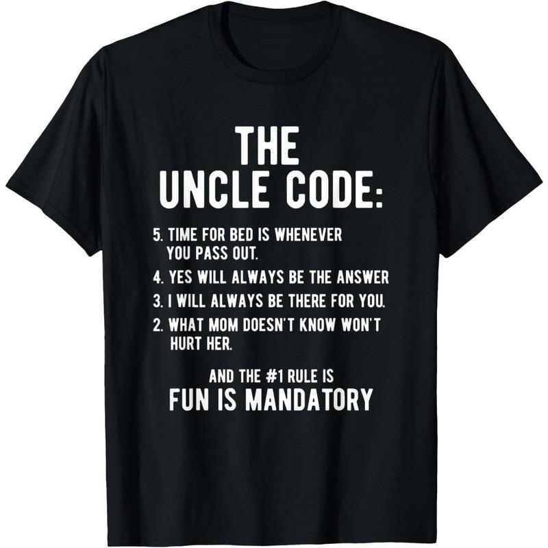 Funny The Uncle Code Cool T-Shirt