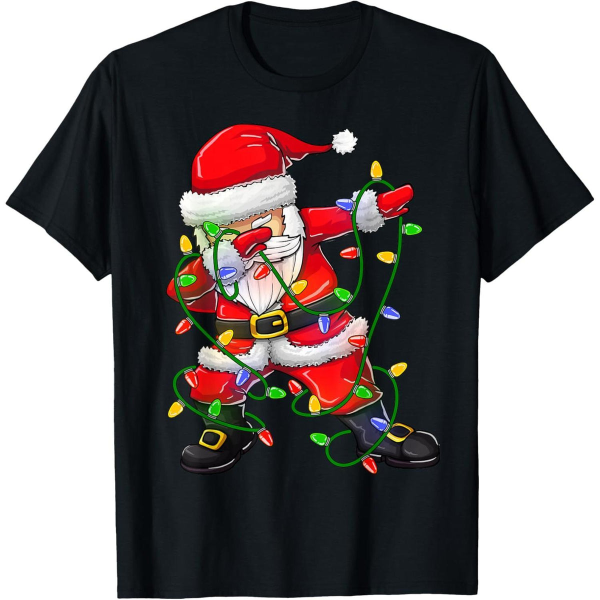Dabbing Santa Funny Christmas Shirts T-Shirt