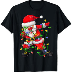 Dabbing Santa Funny Christmas Shirts T-Shirt