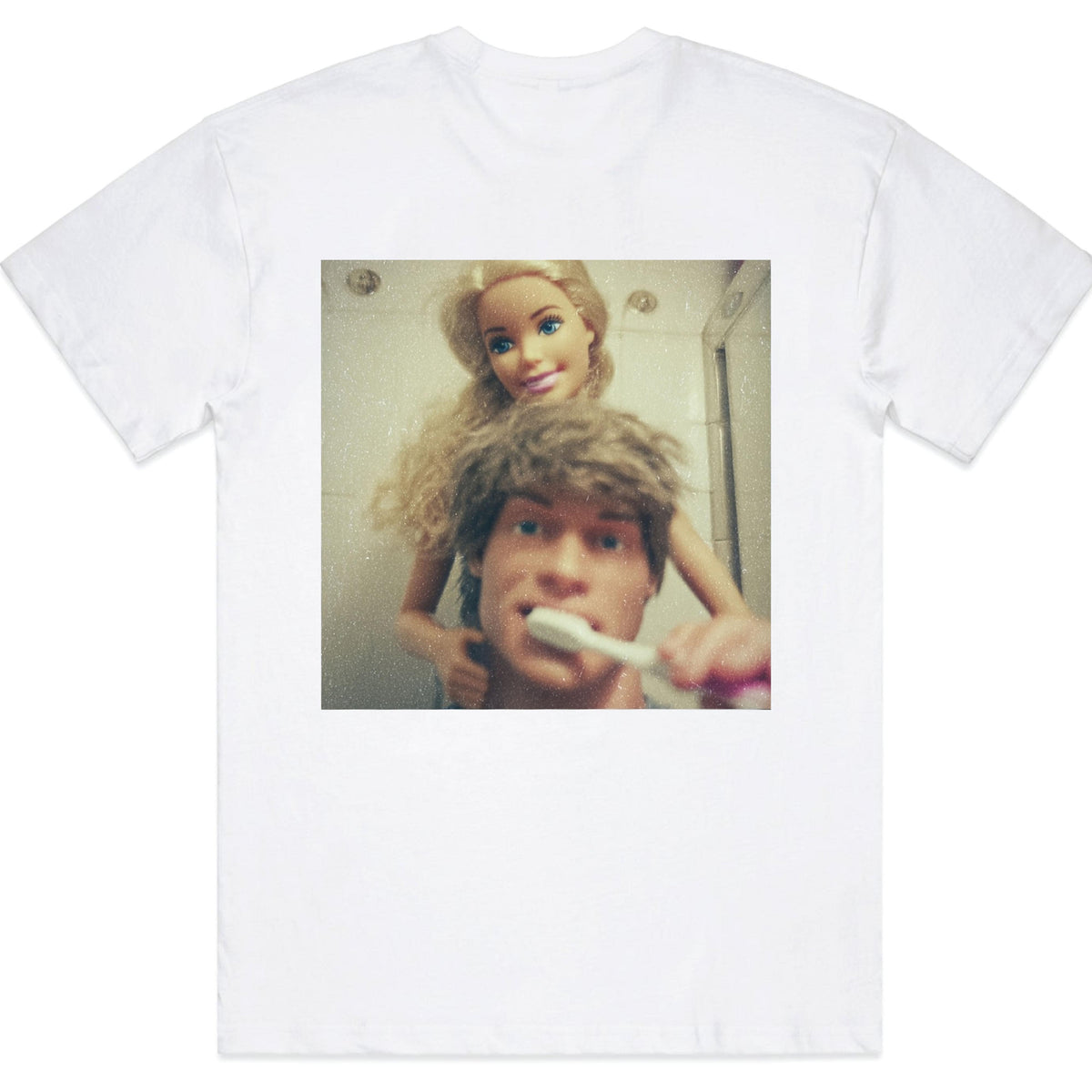 Doll Face MeMe Cartoon Graphic T-Shirt - Funny Couples Cute Print Tee, Unisex Casual Top for Adults