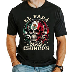 Funny Spanish Papa Graphic T-Shirt
