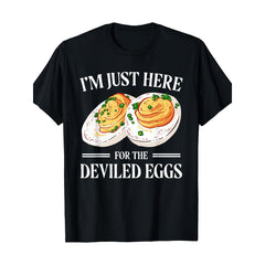 Men'S Casual T-Shirt Featuring an Interesting Demon Egg Design - Short-Sleeved, Round Neck