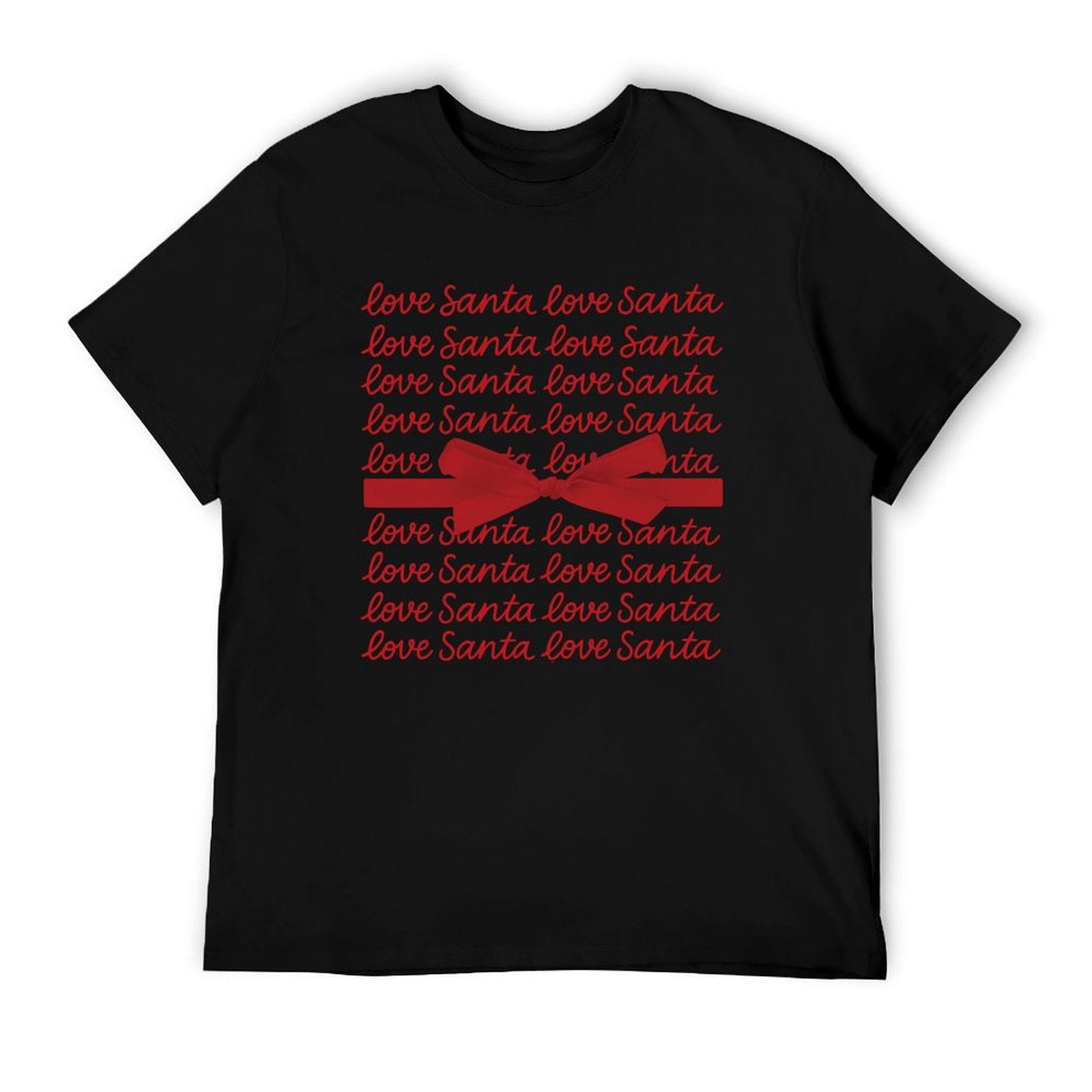 Graphic tee [Love Santa] funny t-shirt Unisex