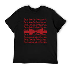 Graphic tee [Love Santa] funny t-shirt Unisex