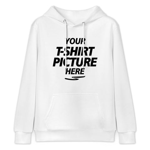 Diyanyone Upload Your Picture Custom Hoodie Pure Cotton
