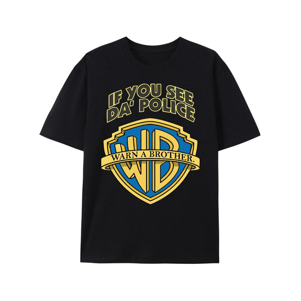 if you see the police warn a brother T-shirt