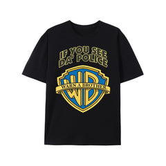 if you see the police warn a brother T-shirt