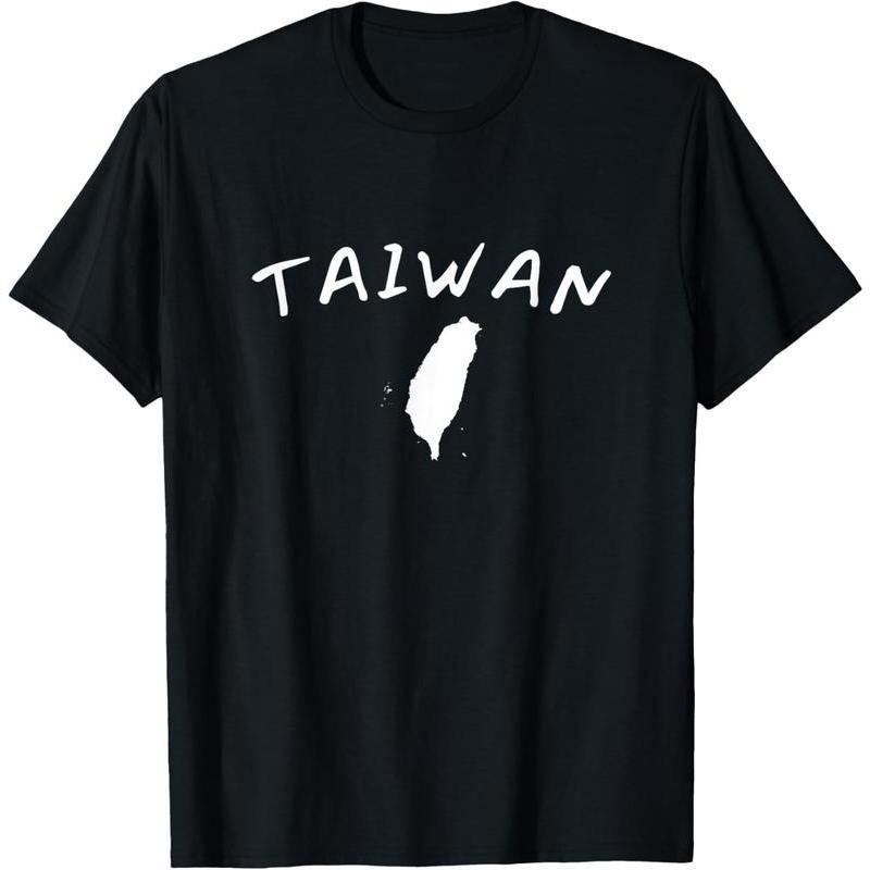 Simple Design Taiwan Map T-Shirt
