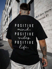 Men Letter Graphic Tee