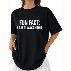 Fun Fact I Don’t Care tshirt – Funny Attitude Design , Minimalist Graphic Style