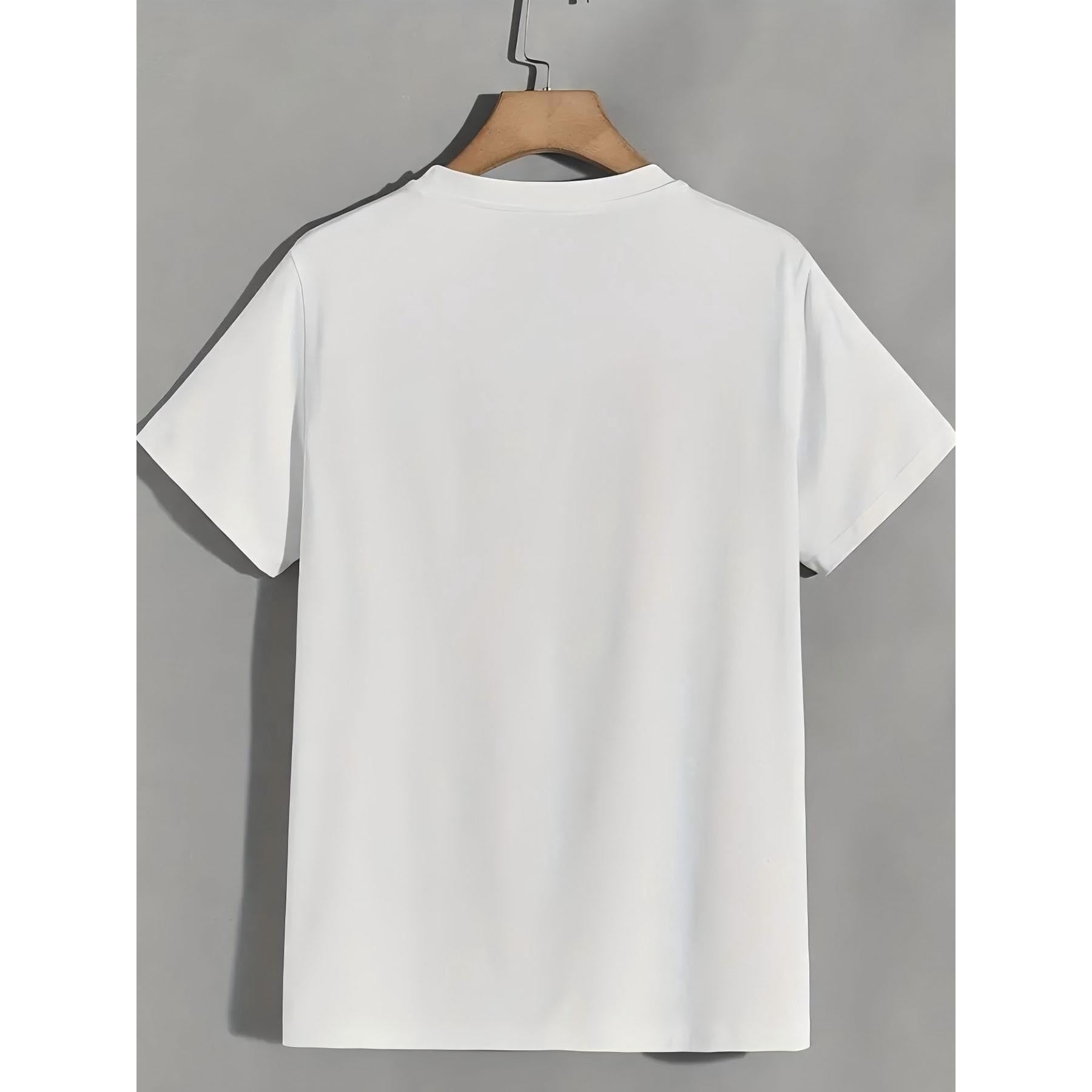 Adorable Cat And Pancake Design on The Front, Featuring a Round Neck And Short Sleeves. Made from Soft And Breathable Material, This Casual Sports-Style T-Shirt for Men Is Perfect for Streetwear. an Ideal Gift for Birthdays Or Holidays