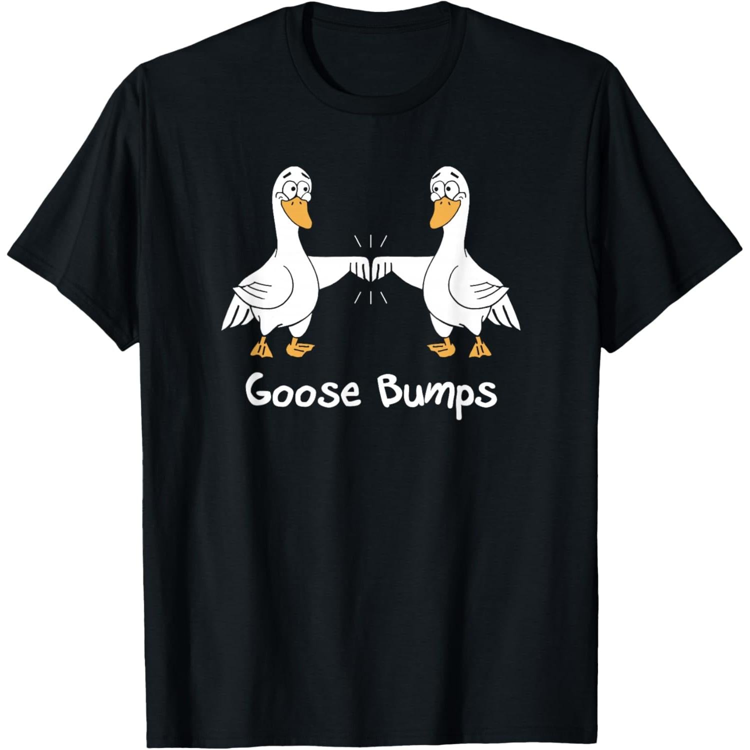 Goose Bumps Funny Goose Fist Bump Friends T-Shirt
