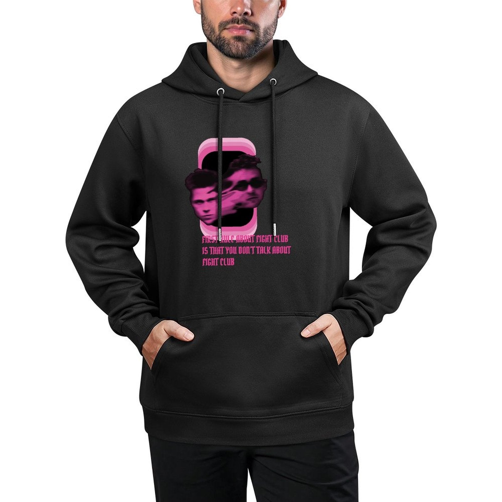 Unisex cotton Hoodies soft everyday wear fashion funny[The First RULE is]graphic hoodies