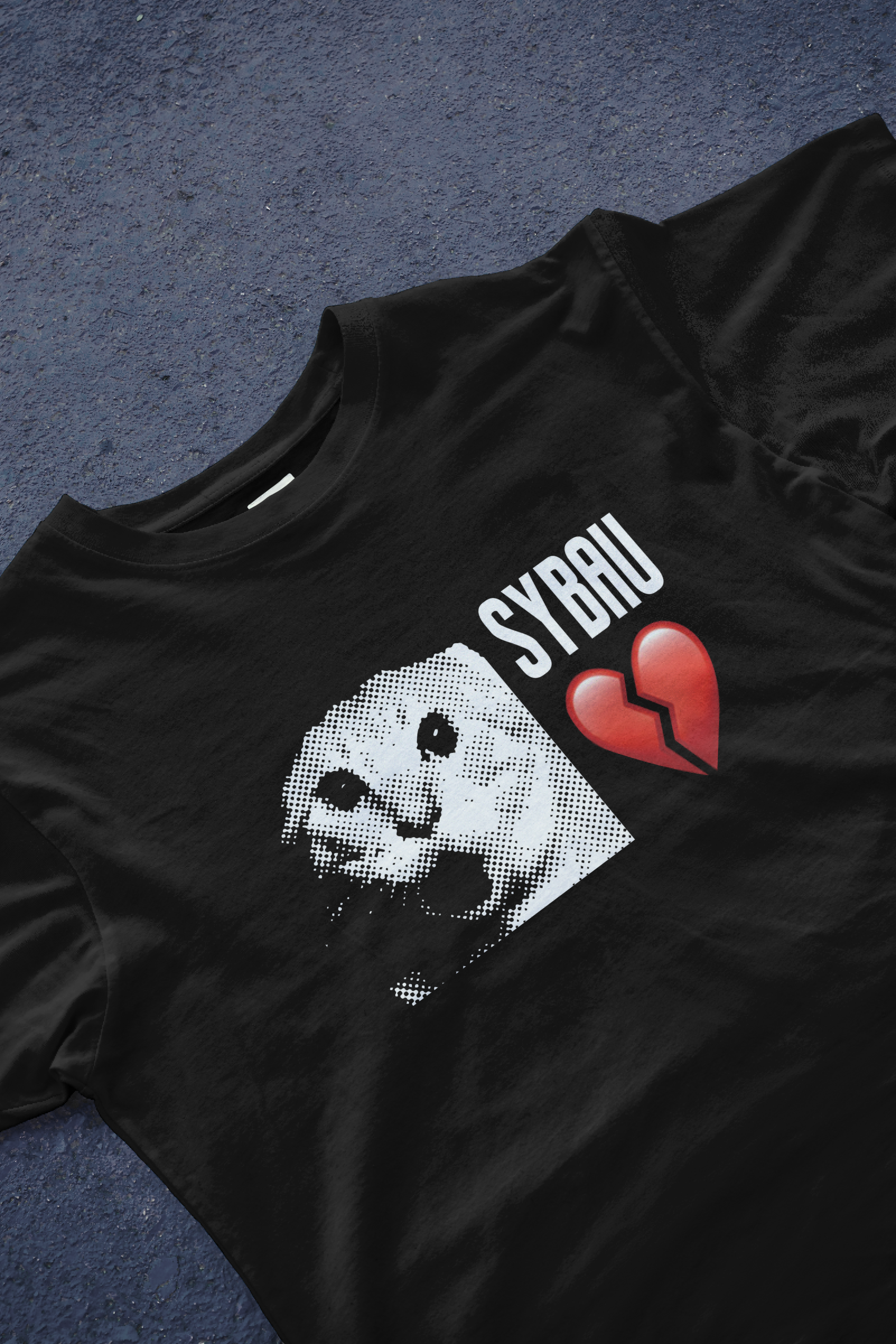 DIYANYONE Cats Meme T-Shirt: SYBAU Broken Heart