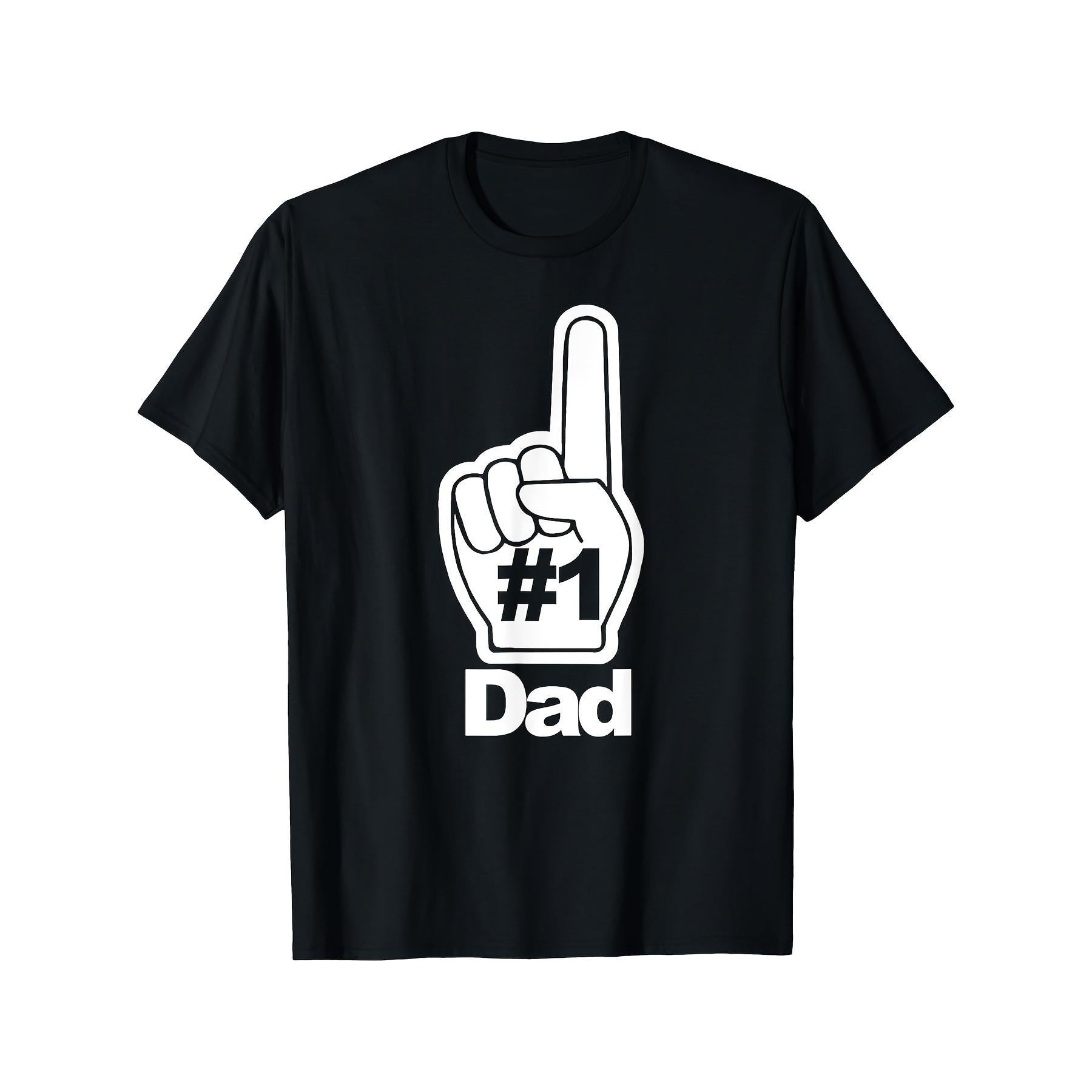 Number One Dad Graphic T-Shirt
