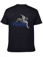 Graphic tee [Falling] Y2K modern hiphop t-shirt Unisex