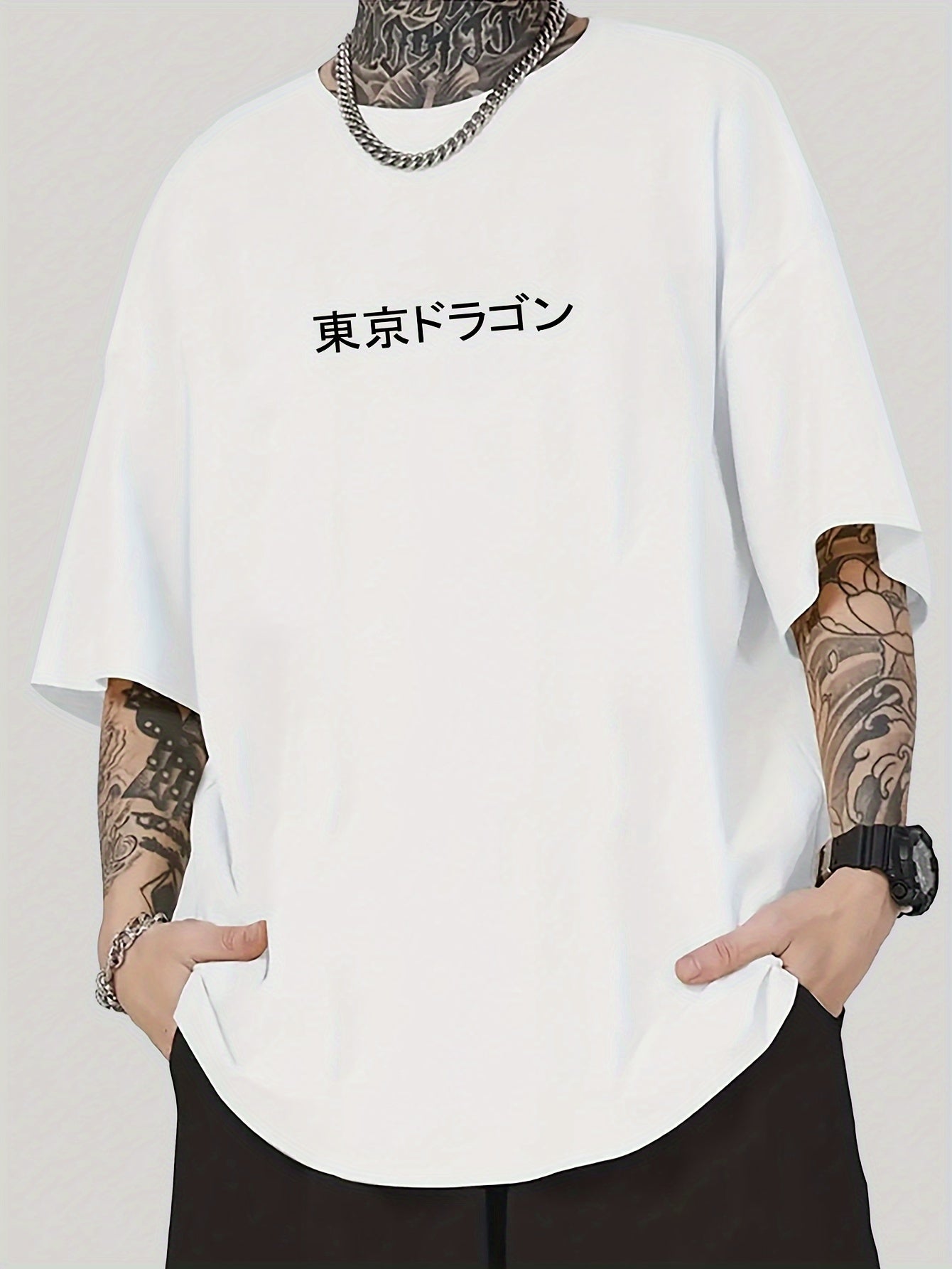 Men's Graphic Crew Neck Short Sleeve T-Shirt 100%Cotton Comfortable daily T-shirt For Men，Streetwear
