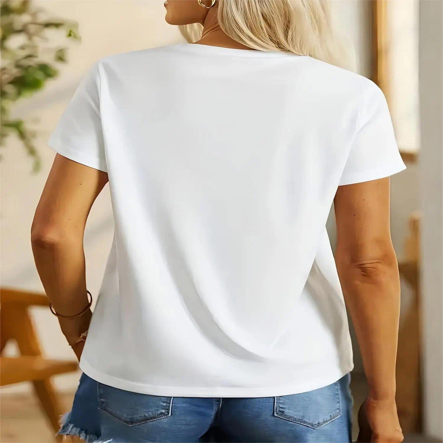 Graphic Tees Unisex Print T Shirts Casual Summer Short Sleeve Top Shirt Cotton Vintage Graphic Basic Tees Tops for women and men