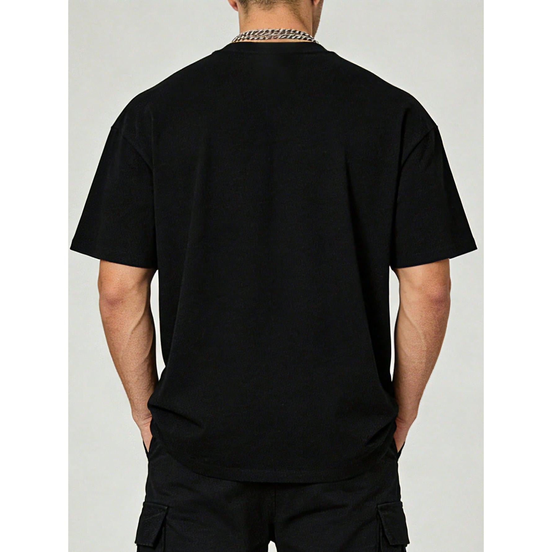 Men's Clothing Bible Text Printed Black Tshirt, Graphic Tee, Summer Tops, Shirt, Unisex Casual Crew Neck Tshirt