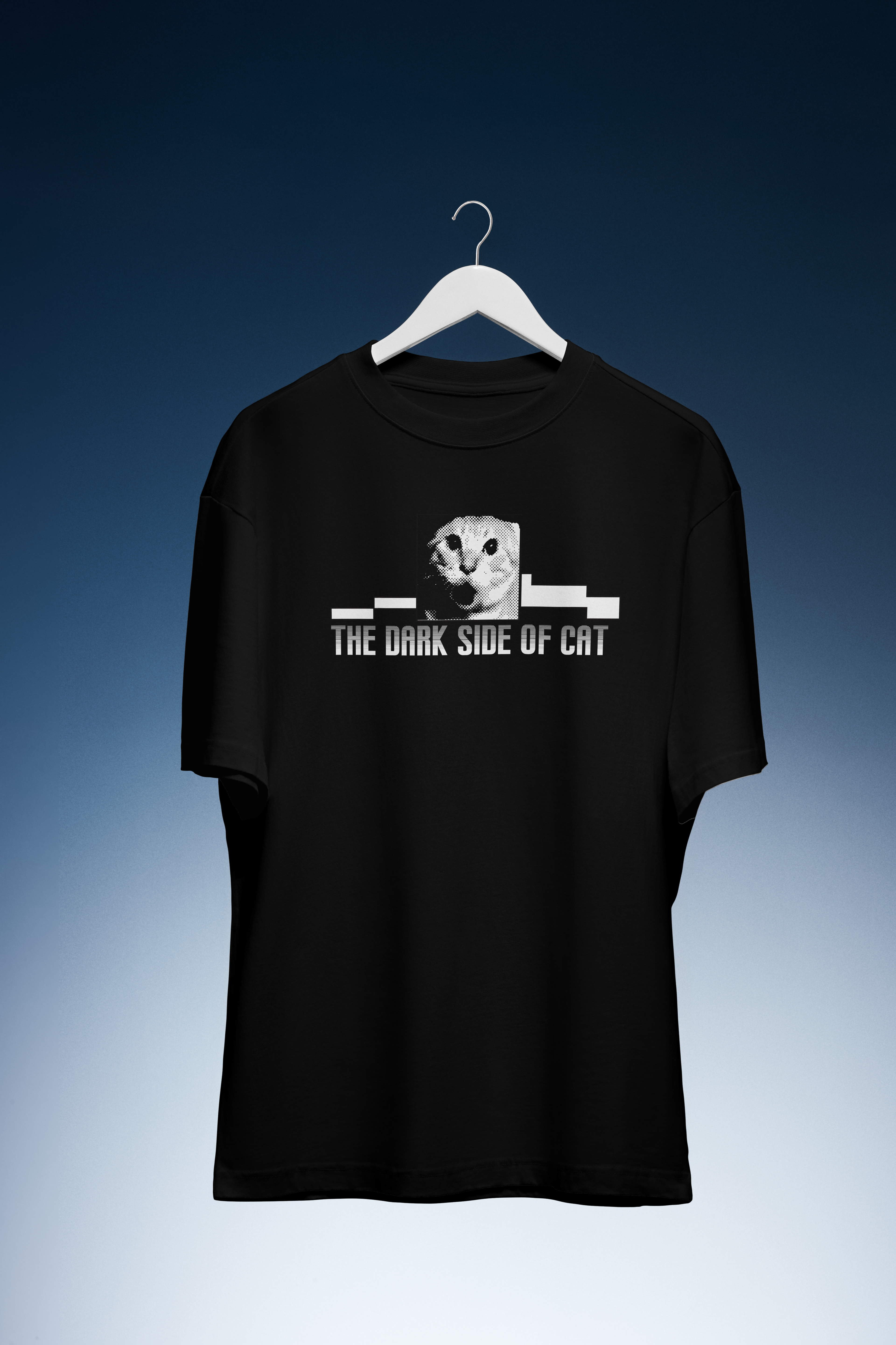 DIYANYONE Original Meme Mashup T-shirt: The Dark Side of Cat